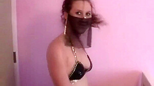 Hot Brunette In Persian Clothes Showing Her Pussy And Natural Tits