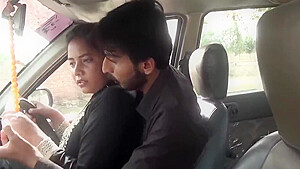 Sadaf Aunty, Outdoor Lap With A Big Disk